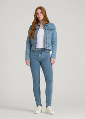 American Tall For Sale | Georgia High-Rise Skinny Jeans for Tall Women in Perfect Blue