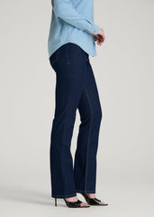 American Tall Online Shop | Harper High-Rise Straight Stretch Jeans for Tall Women in Deep Indigo Wash