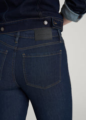 American Tall Sale | Georgia High-Rise Skinny Jeans for Tall Women in Deep Indigo Wash