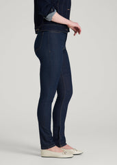 American Tall Sale | Georgia High-Rise Skinny Jeans for Tall Women in Deep Indigo Wash