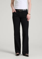 American Tall Online Shop | Mid-Rise Relaxed Fit Jeans for Tall Women in Optimum Black