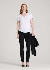 American Tall Online | Sarah Mid-Rise Skinny Jeans for Tall Women in Optimum Black