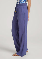 American Tall For Sale | Gauze Cover Up Pants for Tall Women in Future Dusk
