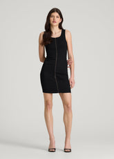 American Tall Online Shop | Short Denim Tank Dress for Tall Women in Optimum Black