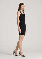 American Tall Online Shop | Short Denim Tank Dress for Tall Women in Optimum Black