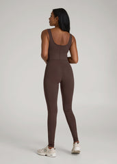 American Tall Outlet | Balance Scoop Neck Jumpsuit for Tall Women in Espresso