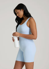 American Tall Online Shop | Balance Scoopneck Romper for Tall Women in Ice Blue