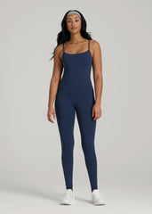 American Tall Discount | Balance Spaghetti Strap Jumpsuit for Tall Women in Regal Blue