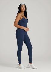 American Tall Discount | Balance Spaghetti Strap Jumpsuit for Tall Women in Regal Blue