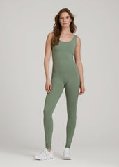 American Tall Online | Balance Scoop Neck Jumpsuit for Tall Women in Dark Seagrass