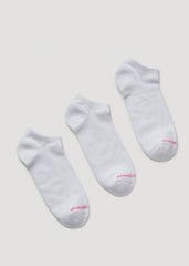 American Tall Sale | Ankle Socks (X-Large Size: 10-13) for Tall Women in White