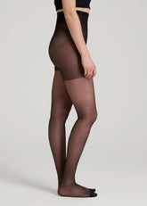 American Tall Online | Ultra Sheer Pantyhose for Tall Women in Black