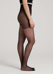 American Tall Online | Ultra Sheer Pantyhose for Tall Women in Black