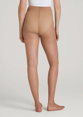American Tall For Sale | Ultra Sheer Pantyhose for Tall Women in Cool Sand