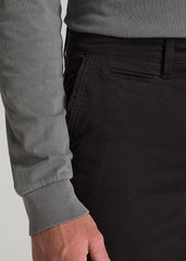 American Tall Discount | J1 STRAIGHT Leg Chinos for Tall Men in Black