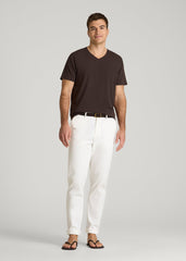 American Tall Online | The Essential Modern Fit V-Neck Tee for Tall Men in Espresso