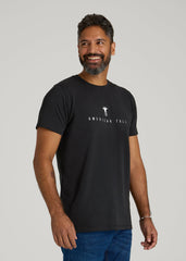 American Tall Online | Logo Tee for Tall Men in Black