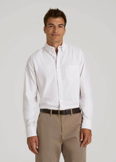 American Tall For Sale | Oxford Cloth Button Down Shirt for Tall Men in Optic White