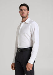 American Tall Outlet | Pinpoint Oxford Shirt for Tall Men in White