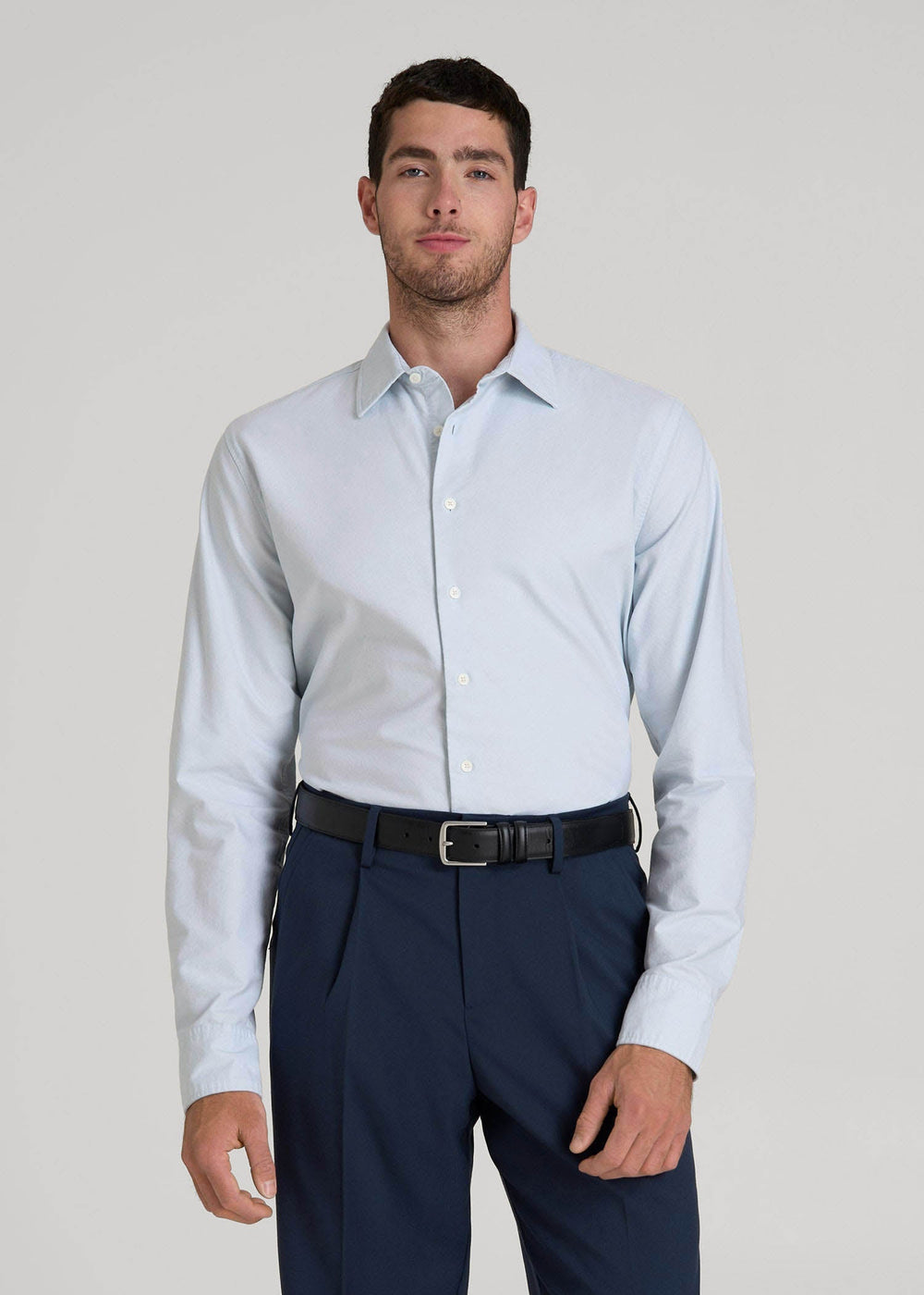 American Tall For Sale | Pinpoint Oxford Shirt for Tall Men in Light Blue