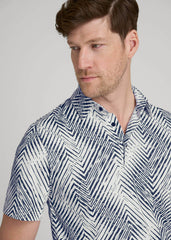 American Tall For Sale | Golf Performance Polo Shirt for Tall Men in Navy Chevron