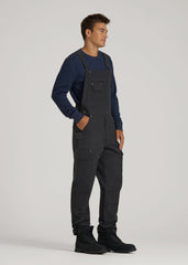 American Tall For Sale | LJ&S Canvas Bib Overalls for Tall Men in Black