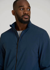 American Tall Online Shop | Softshell Jacket for Outdoor Training for Tall Men in Marine Navy