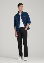 American Tall Online | A.T. Basics Men's Carman Tapered fit Jeans for Tall Men in Black