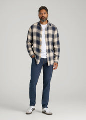 American Tall Discount | A.T. Basics Men's Dylan Slim Fit Jeans for Tall Men in Charged Blue