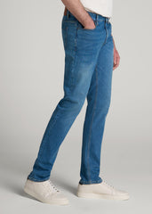 American Tall Outlet | Americana Collection Carman Tapered Fit Jeans For Tall Men in Sail Blue