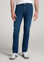 American Tall For Sale | Americana Collection Carman Tapered Fit Jeans For Tall Men in Crown Blue