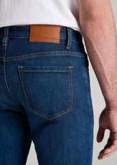 American Tall For Sale | Americana Collection Carman Tapered Fit Jeans For Tall Men in Crown Blue