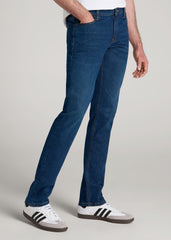 American Tall For Sale | Americana Collection Carman Tapered Fit Jeans For Tall Men in Crown Blue