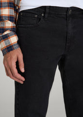 American Tall Online Shop | Carman TAPERED Jeans for Tall Men in Onyx Black Wash