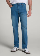 American Tall Discount | Americana Collection J1 Straight Fit Jeans For Tall Men in Sail Blue