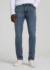 American Tall Discount | Carman TAPERED Jeans for Tall Men in Vintage Faded Blue