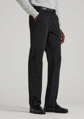 American Tall Discount | 4 Way Stretch Commuter RELAXED Chino Pants for Tall Men in Black