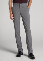 American Tall Online | TAPERED FIT Traveler Chino Pants for Tall Men in Charcoal