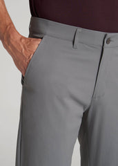 American Tall Online | TAPERED FIT Traveler Chino Pants for Tall Men in Charcoal