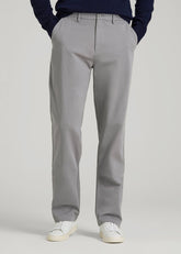 American Tall For Sale | 4-Way Stretch Commuter Straight Chino Pants for Tall Men in Pebble Grey
