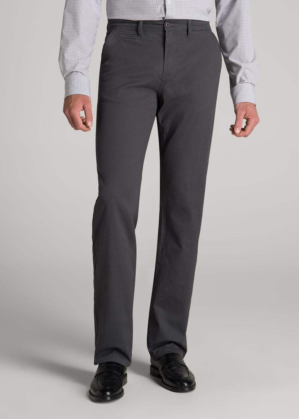 American Tall For Sale | Mason RELAXED Chinos for Tall Men in Iron Grey