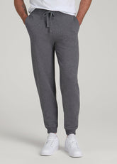 American Tall Discount | Wearever 2.0 Fleece Joggers for Tall Men in Charcoal Mix
