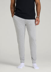 American Tall Online Shop | Sleep Joggers for Tall Men in Grey Mix