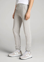 American Tall Outlet | Wearever French Terry Sweatpants for Tall Men in Grey Mix