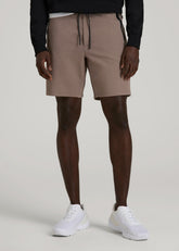 American Tall For Sale | Tech Motion Fleece Shorts for Tall Men in Portobello