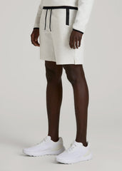 American Tall Outlet | Tech Motion Fleece Shorts for Tall Men in Heather Frost
