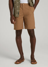 American Tall Online Shop | Bermuda Shorts for Tall Men in Russet Brown