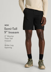 American Tall Sale | 10 Pocket Hiking Short for Tall Men in Black