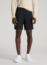 American Tall Online Shop | Featherweight Perforated Training Shorts for Tall Men in Black