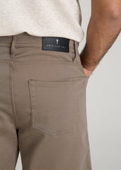 American Tall Online | Everyday Comfort 5 Pocket Short for Tall Men in Dark Sand